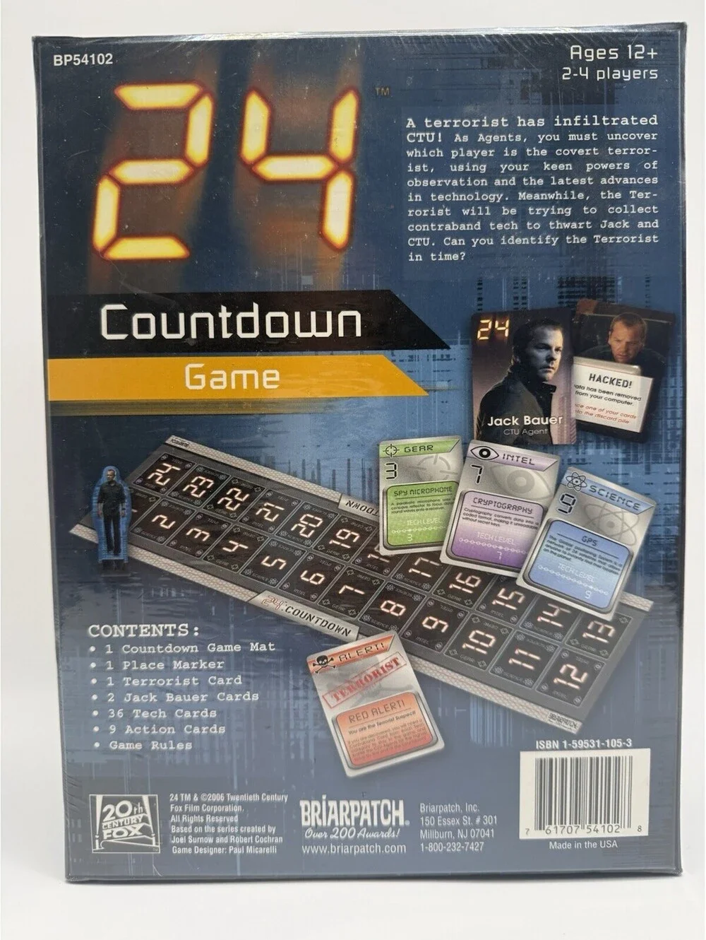 24: Countdown Game 2006 by BRIARPATCH - New & Sealed
